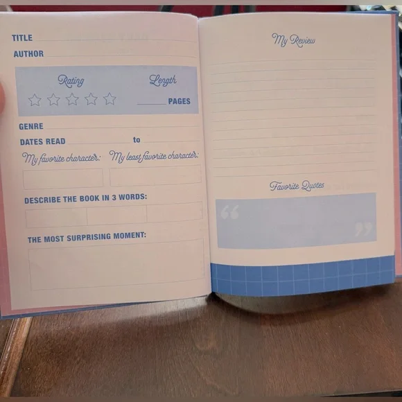 Books Are Magic Guided Journal Notebook Blue cover and lots of fun inside New - Picture 4 of 4